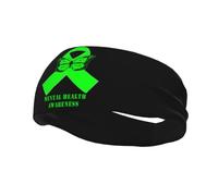 Fasce per capelli MentalAwareness 994 Fascia per il sudore per donna Uomo-Fascia per il sudore per yoga Fasce elastiche per capelli larghe per lo sport Fitness
