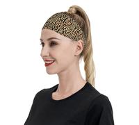 Fasce per capelli mimetiche con stampa labirinto, per donne e uomini, fascia per capelli per corsa, calcio, palestra, accessori