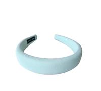 Fasce per capelli minimaliste da donna, in tessuto twill, con nodo, per donne e ragazze, casual, per shopping, viaggi, accessori per capelli (grigio rosa pallido)