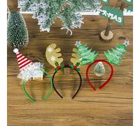Fasce per capelli natalizie come bomboniere per feste di Natale, per donne, ragazze e bambine.