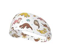 Fasce per capelli nere Sasquatch Cheetah luna piena per donne Fasce per capelli elastiche morbide antiscivolo Yoga Corsa Sport Allenamento Palestra Fasce per la testa Bandana in tessuto