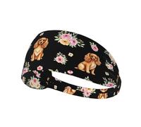 Fasce per capelli nere Sasquatch Cheetah luna piena per donne Fasce per capelli elastiche morbide antiscivolo Yoga Corsa Sport Allenamento Palestra Fasce per la testa Bandana in tessuto