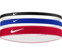 Nike Flex Classic MW Headbands 3PK Fasce Elastiche Varie Ampiezze per Capelli Sport Game Royal (3 unità)
