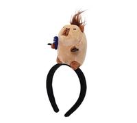 Fasce per capelli per bambini con cartoni animati per genitori e bambini, varie occasioni, morbido e confortevole, in peluche, per donne che lavano il viso e feste