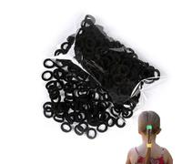 Fasce per capelli per bambini piccoli, 100 pezzi di piccole fasce per capelli senza cuciture, piccole cinghie per coda di cavallo, semplici e pratici per bambini