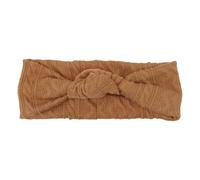 Fasce per Capelli per Donna Fascia for capelli annodata a spirale da donna, in morbida maglia elastica, accessorio for casual e solido(Brown)