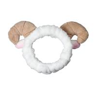 Fasce per capelli per donne e ragazze, maschera elastica per capelli, con fiocco e orecchie da coniglio, accessori per capelli con piccoli animali in stile cartone animato (stile 12)