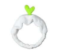 Fasce per capelli per donne e ragazze, maschera elastica per il trucco, con fiocco e orecchie da coniglio, accessori per capelli con piccoli animali in stile cartone animato (stile 18)