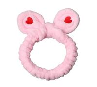 Fasce per capelli per donne e ragazze, maschera per il trucco, con fiocco, fascia per capelli con orecchie di coniglio, accessori per capelli con piccoli animali in stile cartone animato (stile 8)
