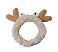 Fasce per capelli per donne e ragazze, maschera per il trucco, con fiocco, fascia per capelli con orecchie di coniglio, accessori per capelli con piccoli animali in stile cartone animato (stile 3)