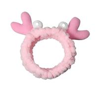 Fasce per capelli per donne e ragazze, maschera per il trucco, con fiocco, fascia per capelli con orecchie di coniglio, accessori per capelli con piccoli animali in stile cartone animato (stile 4)