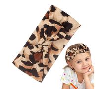Fasce per capelli per,Fasce per capelli per - Fasce larghe per bambini leopardate - avvolgenti per la testa, morbidi ed elastici, per l'uso quotidiano e la fotografia dei bambini da 0 a