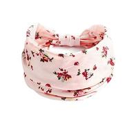 Fasce per capelli per ragazze alla moda con stampa floreale morbide fasce per capelli da donna elastiche rosa fasce per capelli per donne adulte per esercizi yoga accessori per capelli - 07
