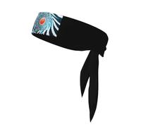 Fasce per capelli personalizzate uniche per donne e uomini, traspiranti per il sudore, eleganti fasce per il sudore, per controllo dei capelli, perfette per sport e allenamenti, un vortice complesso