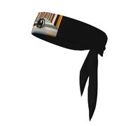 Fasce per capelli personalizzate uniche per donne e uomini, traspiranti per il sudore, eleganti fasce per il sudore, per controllo dei capelli, perfette per sport e allenamenti The Void Cat