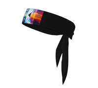 Fasce per capelli personalizzate uniche per donne e uomini, traspiranti per il sudore, eleganti fasce per il sudore, per controllo dei capelli, perfette per sport e allenamenti. Un palazzo