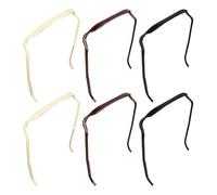 Fasce Per Capelli Quadrate Da 6 Pezzi, Fasce Per Capelli In Plastica, Fasce Per Capelli Creative, Strumenti Per Fissare I Capelli, Fasce Per La Decorazione Dei Capelli