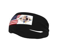 Fasce per capelli Reserva White Earth and America da uomo e da donna, antiscivolo, traspiranti, per palestra, basket, yoga