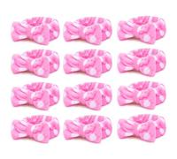 Fasce per capelli rosa, 12 pezzi, in morbido pile corallo, per il lavaggio del viso, la doccia, la pelle, lo yoga