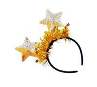 Fasce per capelli scintillanti con paillettes dorate per capodanno, festival, feste, copricapo da donna
