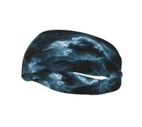 Fasce per capelli sportive Dark Storm Clouds, ideali per tennis, corsa, basket e attività all'aperto.