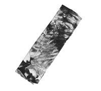 Fasce per capelli sportive tie-dye fascia traspirante fascia per il sudore copricapo morbidezza fascia per capelli accessori per lo styling dei capelli per yoga palestra nero