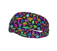 Fasce per capelli stile orientale nautico con onde dell'oceano per donna, fascia per il trucco antiscivolo, fascia per la corsa sportiva, fascia elastica per il sudore, fasce larghe alla moda per donn