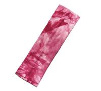 Fasce per capelli Tie-dye Sport Fascia per il sudore Fascia per capelli Accessori per lo styling dei capelli Avvolgere per Yoga Sport Palestra Vino rosso