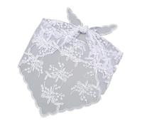 Fasce per Capelli Triangolari Sciarpa for capelli con motivo traforato, fascia for capelli in pizzo ricamato, tinta unita, triangolo, fascia for capelli da viaggio for donna(Color-02)