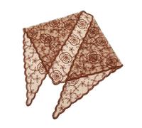 Fasce per Capelli Triangolari Sciarpa for capelli con motivo traforato, fascia for capelli in pizzo ricamato, tinta unita, triangolo, fascia for capelli da viaggio for donna(Color-04)