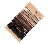 Fasce per capelli versatili 20 braccialetti elastici colorati per treccia e coda di cavallo, accessori per uso quotidiano abiti eleganti