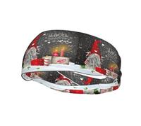 Fasce per capelli Winter Gnome Let It Snow Fasce per capelli elastiche per il sudore Moda per donne