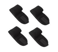 Fasce per Chioma da Spa Chiusura, 4 Pezzi Nero | Assorbenti e Ordinate, Taglia Unica Comoda, per Make-up e Ginnasio, Pratiche per Viso