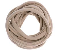 Fasce per Chioma Neonata senza Cuciture Elastiche Nylon 20 Pezzi | Beige Cachi, Antiscivolo e Flessibile, per Occasioni Speciali e Foto Bebè, per Bambine Piccole