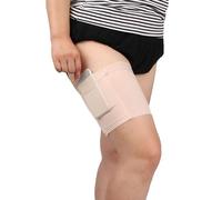 Fasce per coscia, antiscivolo, a compressione, con tasche, anti-scivolo | Supporto per cosce ad attrito, da donna, per la sicurezza del telefono e il tendine del ginocchio, muscoli tirati
