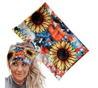Fasce per esercizi da donna, fascia per capelli ricci,Fasce per capelli Boho antiscivolo | Copricapo elegante, cappelli multiuso, sciarpe per yoga, corsa