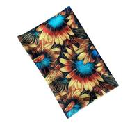 Fasce per esercizi da donna, fascia per capelli ricci, Fasce per capelli larghe Boho, Bandana con sciarpa, copricapo con ghetta per lo sport, corsa, yoga