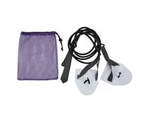 Fasce per esercizi di resistenza alla forza del braccio di nuoto Corda di tensione elastica bianca per allenamento di nuoto