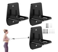 Fasce per esercizi montate a parete - Set conveniente da 3 pezzi, supporto per allenamento, hardware versatile per palestra domestica, struttura semantica profonda di bulloni in metallo