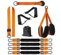 Fasce per esercizi per trazioni, supporto per esercizi di trazione, fasce per esercizi di allenamento muscolare, attrezzatura da palestra a casa per petto, braccia, spalle, mani