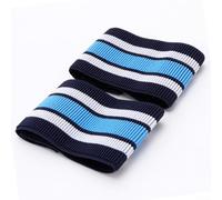 Fasce per gambe da ciclismo, in lattice, per pantaloni, mantengono i pantaloni liberi da catena e grasso, blu, confezione da 2, per ciclismo e jogging all'aperto