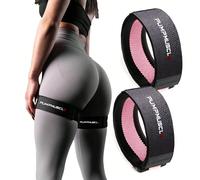 Fasce per glutei BFR per donne - Fasce per restrizione del flusso sanguigno con piano settimanale per gambe, glutei e costruzione dell'anca, fasce di occlusione per allenamenti, migliori fasce in tess