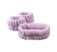 Fasce per il lavaggio del viso Set di braccialetti per la testa da donna Braccialetti assorbenti impermeabili trucco lavaggio viso accessori per capelli (Q)