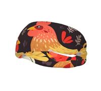Fasce per il sudore da uomo e da donna con gallo carino, fasce per il sudore, traspiranti, sportive, alla moda, per atletica, fascia elastica per capelli, per tennis, basket, corsa