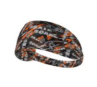 Fasce per il sudore per donne e uomini, con lettere, skateboard, graffiti, sport, allenamento, corsa, atletica, fascia per il sudore