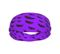 Fasce per il sudore per donne e uomini, fasce elastiche per lo sport e l'umidità, con pipistrelli carini e violenti, per Halloween, da donna, per corsa, ciclismo, basket, yoga