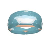 Fasce per il sudore per donne e uomini, fasce per capelli sportive traspiranti per uomo, vasca da bagno elastica con bolle di sapone, fasce per allenamento per donne, per corsa, ciclismo, basket, yoga