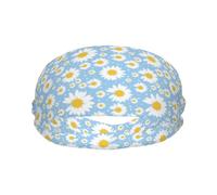 Fasce per il sudore per donne e uomini, fasce sportive traspiranti per uomini, fasce elastiche con margherite e fiori celesti cielo stellato, fasce per allenamento per donne, per corsa, ciclismo