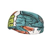 Fasce per il sudore sportive da uomo traspiranti ampia fascia elastica per prestazioni fascia sinistra e destra funzioni cerebrali fasce da polso unisex fascia per capelli da corsa fascia per la testa