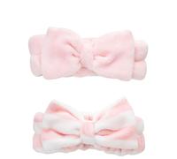 Brushworks Makeup Headbands fascia cosmetica con fiocco